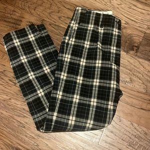 November plaid pants size 32